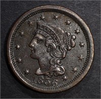 1856 LARGE CENT AU dark