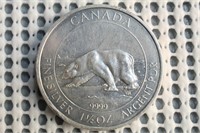 1 1/2 oz. .9999 Silver Canadian Eight Dollar Coin