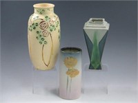 Roseville & Weller Vases (3)