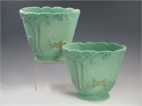 Weller Scenic Vases (2)