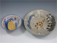 Pottery Bowls (2) - Excellent