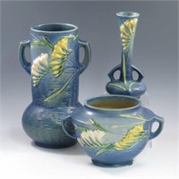 Roseville Freesia Vases (3) - Excellent