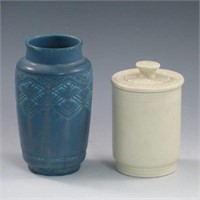 Rookwood Vase & Lidded Jar - Mint