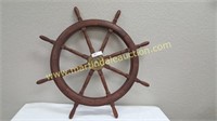Ship's Wheel - Solid Wood, Brass