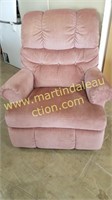 Vintage Pink LaZboy Reclining Chair