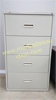 Office Max 4-Drawer Lateral Metal File Cabinet