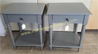 Matching Gray End Tables