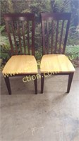 2) Dining Chairs 2xbid