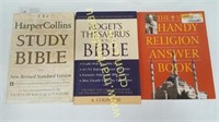 Harper Collins STUDY BIBLE, Roget's THESAURUS OF