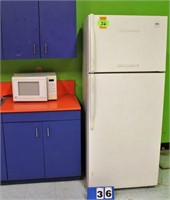 Whirlpool Refrigerator, GE Microwave,