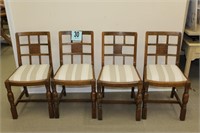 Set of 4 English Pub Chairs
