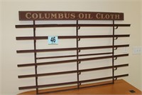 Columbus Oil Cloth Vintage Metal Wall Rack