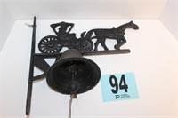 Horse & Buggy Cast Iron Dinner Bell