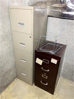 Metal filing cabinets