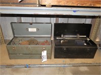 (2) Tool Boxes With Misc. Machine Tooling