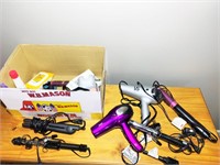 Hair dryers, curling iron, and more!