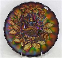 Carnival Glass N's Peacock at Urn master IC bowl