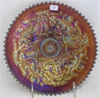 Wishbone ftd 9" plate - purple