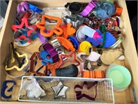 Large assortment of cookie cutters