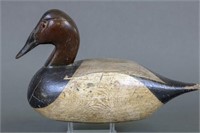 Canvasback Drake Duck Decoy by Unknown Wisconsin