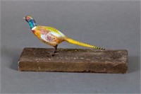 Miniature Ring-Necked Rooster Pheasant by Unknown