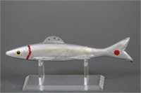 Martin Pestrue 6.375" Fish Spearing Decoy, Carved