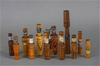 Lot of 12 Faulk's Goose and Duck Calls, Various