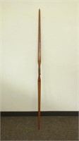 * HSB brand longbow. 62" length, 54 pound pull @