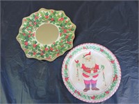 Vintage Christmas paper plates