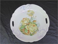 Yellow roses plate