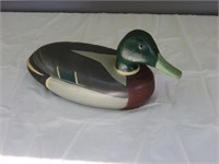 Vintage hand painted duck decoy