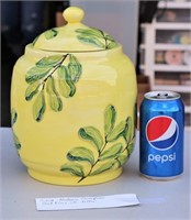 Yellow Pottery Cookie Jar by Melaine Thompson Hood