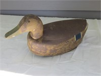 Vintage hand painted duck decoy