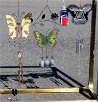 3 Nice Butterfly Wind Chimes Spinners