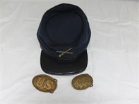 Reproduction Cavalry hat and buckles