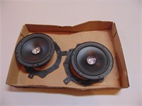 Two 6.5 inch Scosche Dual Cone 40 watt Speakers