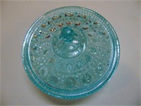 Glass Depression Candy Dish With Lid