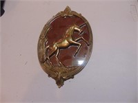 Brass Plated Unicorn Mirror