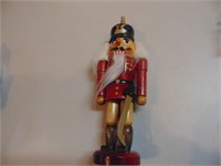 Large Wooden Nutcracker Statue - 10 inches
