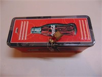 Coca Cola Collector Tins with Locks and Key