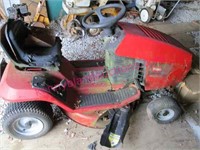 older toro riding mower (12hp, 30in cut) & bagger