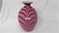 BArber satin hyacinth vase- great color