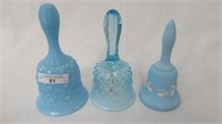 3 Fenton bells as shown