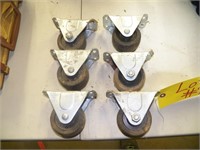 6 Caster Wheels