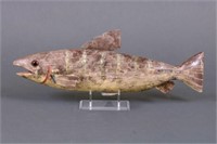 15.25" Fish Spearing Decoy by Unknown Carver,