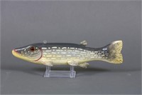 George Aho 12" Pike Fish Spearing Decoy, Rapid
