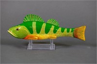 Jim Anderson 10" Perch Fish Spearing Decoy,