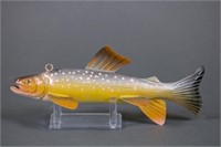 Rick Whittier 9" Arctic Char Fish Spearing Decoy,