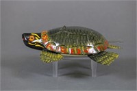 Carl Christiansen 7.5" Painted Turtle Spearing