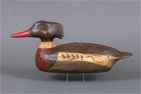 William and Harriet Clough Merganser Drake Duck